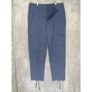 Military BDU Pants Mens Large Long Blue Tactical Cargo Combat Uniform Ripstop